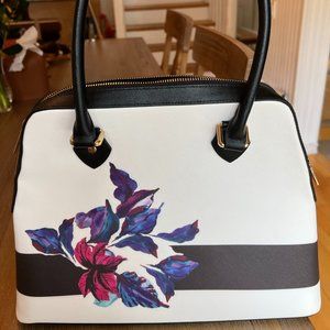 Rare St.John floral large satchel/shoulder bag